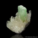 Augelite on Quartz - image 3