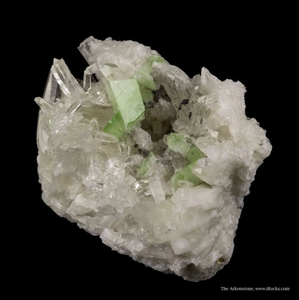 Augelite on Quartz - image 2