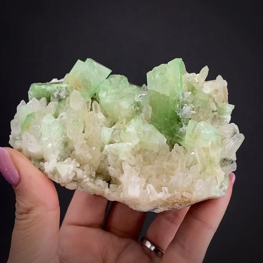 Augelite on Quartz - image 1