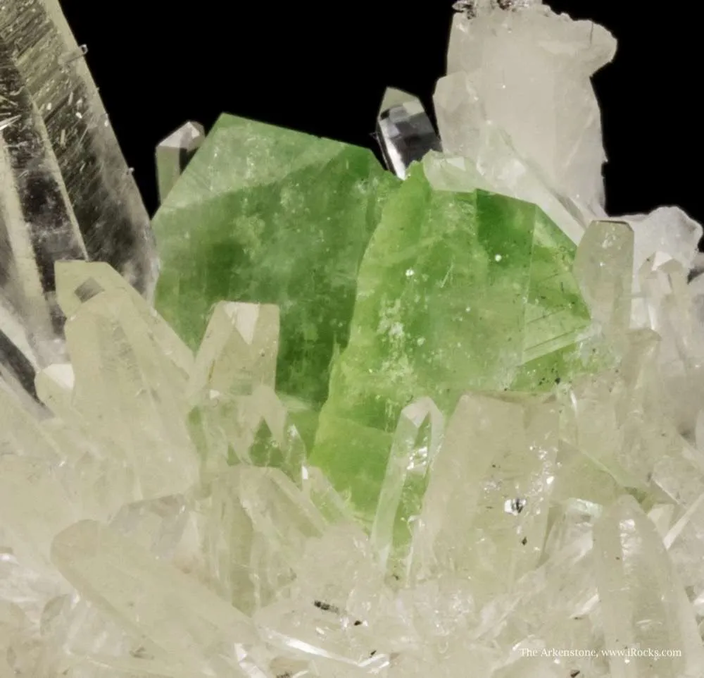 Augelite on Quartz - image 1