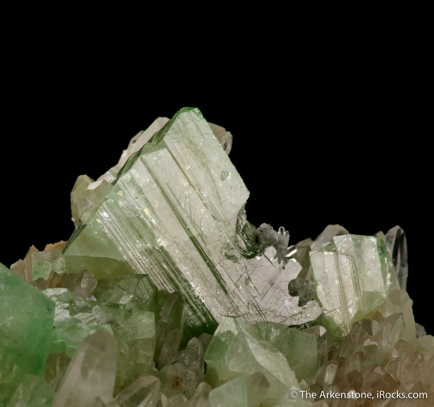 Augelite on Quartz - image 4