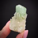 Augelite on Quartz - image 1