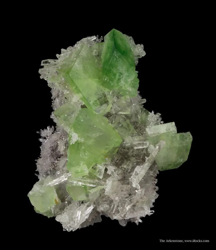 Augelite on Quartz - image 2