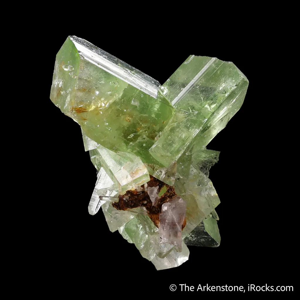 Augelite with Quartz image
