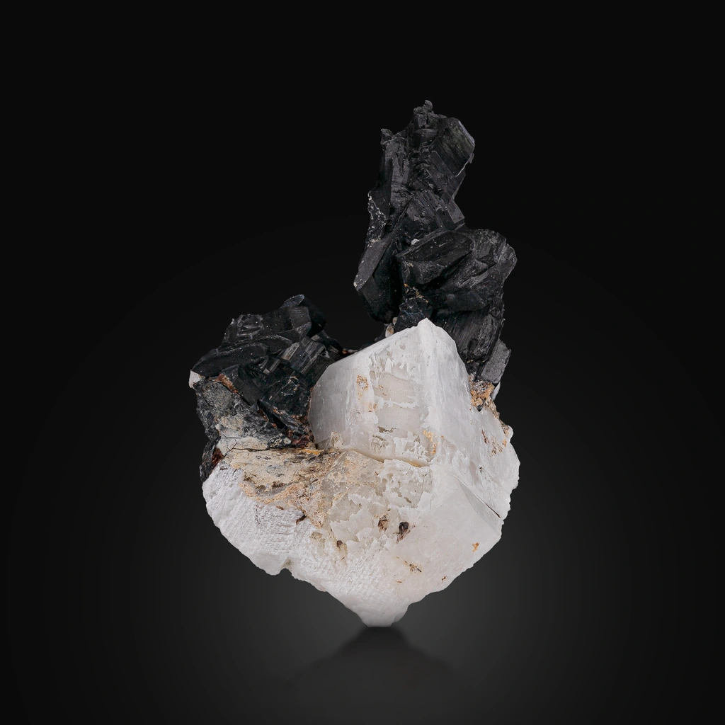 Augite from Zagi Mountain, Hameed Abad Kafoor Dheri, Khyber Pakhtunkhwa Province, Pakistan image