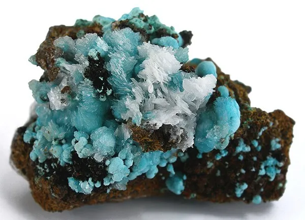 Aurichalcite, Calcite image