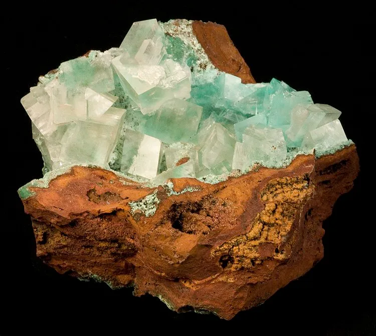 Aurichalcite, Calcite image
