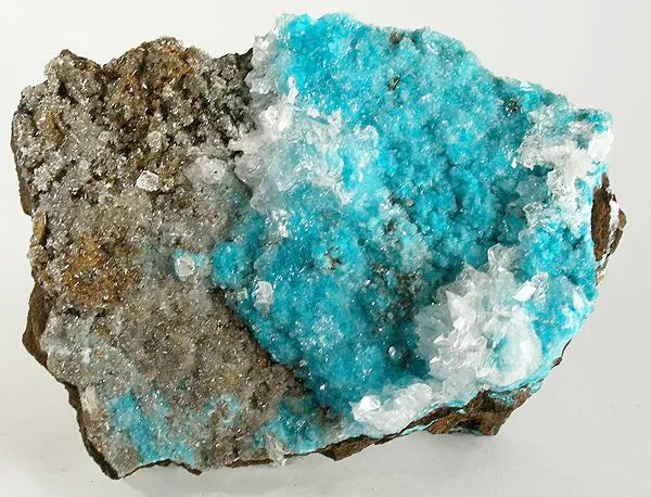 Aurichalcite, Calcite image