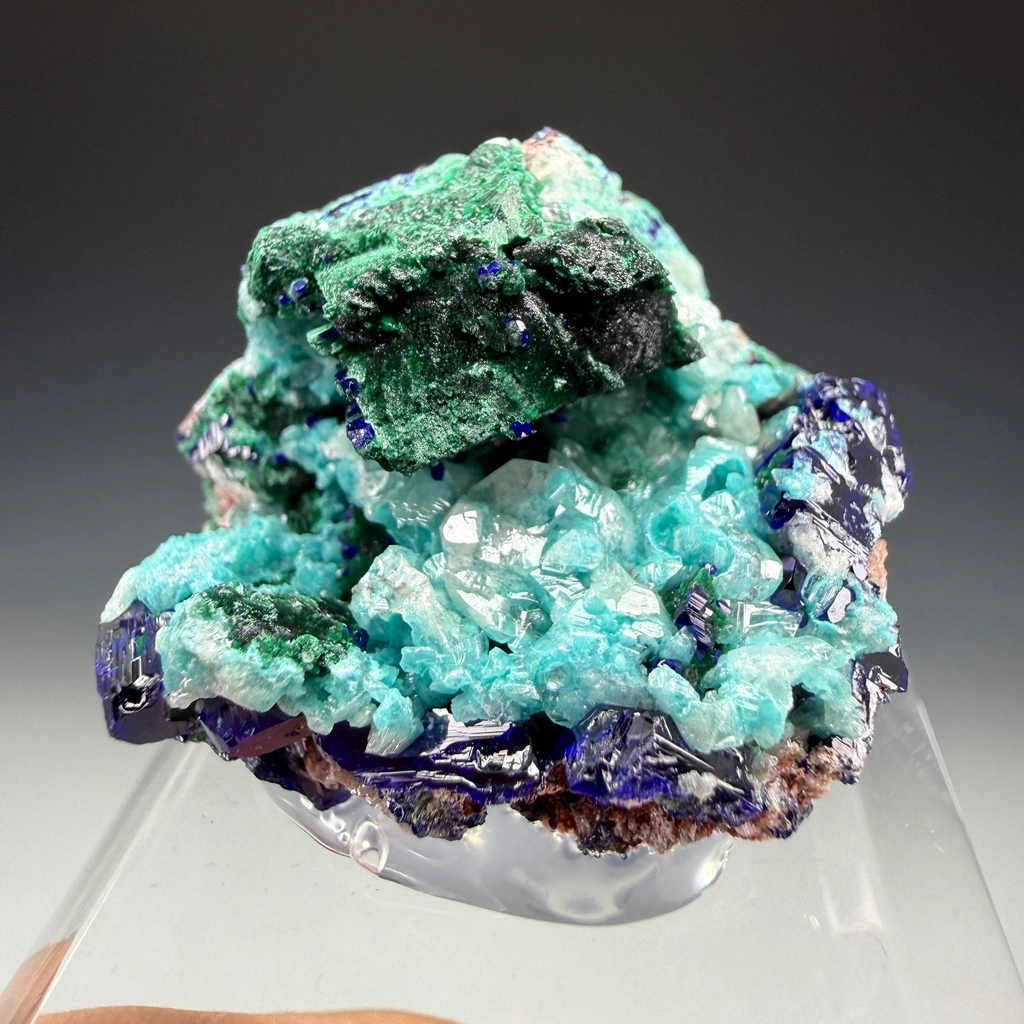 Aurichalcite from Tsumeb, Oshikoto Region, Namibia image