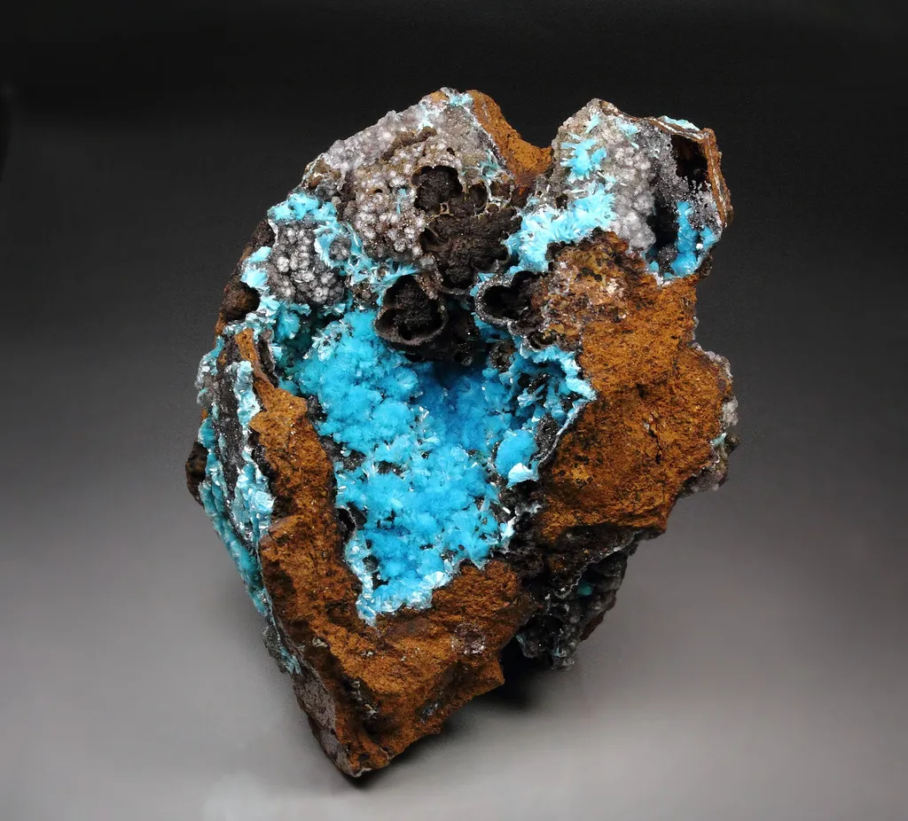 Aurichalcite from Uludağ Mine, Mt Uludağ W deposit, Bursa - image 4