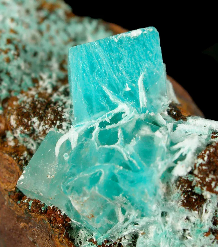 Aurichalcite in Calcite - image 3