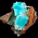 Aurichalcite in Calcite - image 1