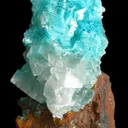 Aurichalcite in Calcite - image 1