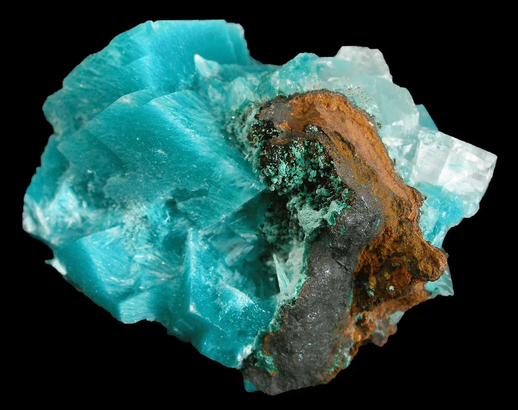 Aurichalcite in Calcite image