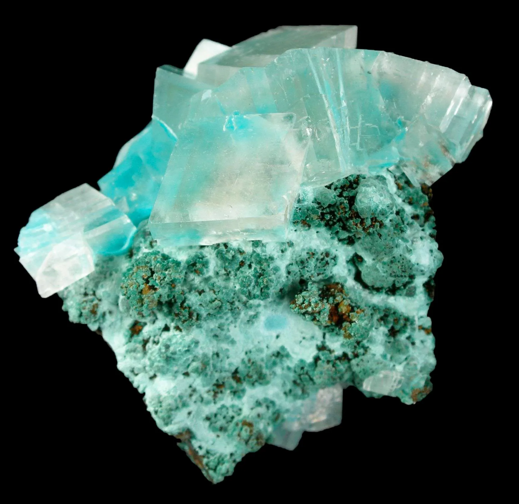 Aurichalcite in Calcite - image 2