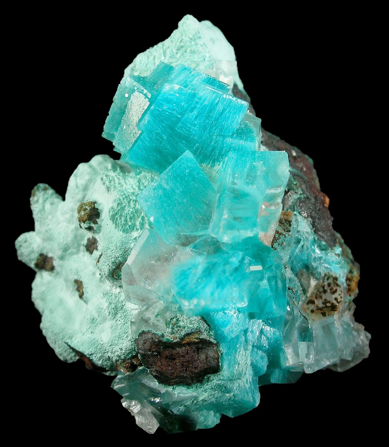 Aurichalcite in Calcite - image 2