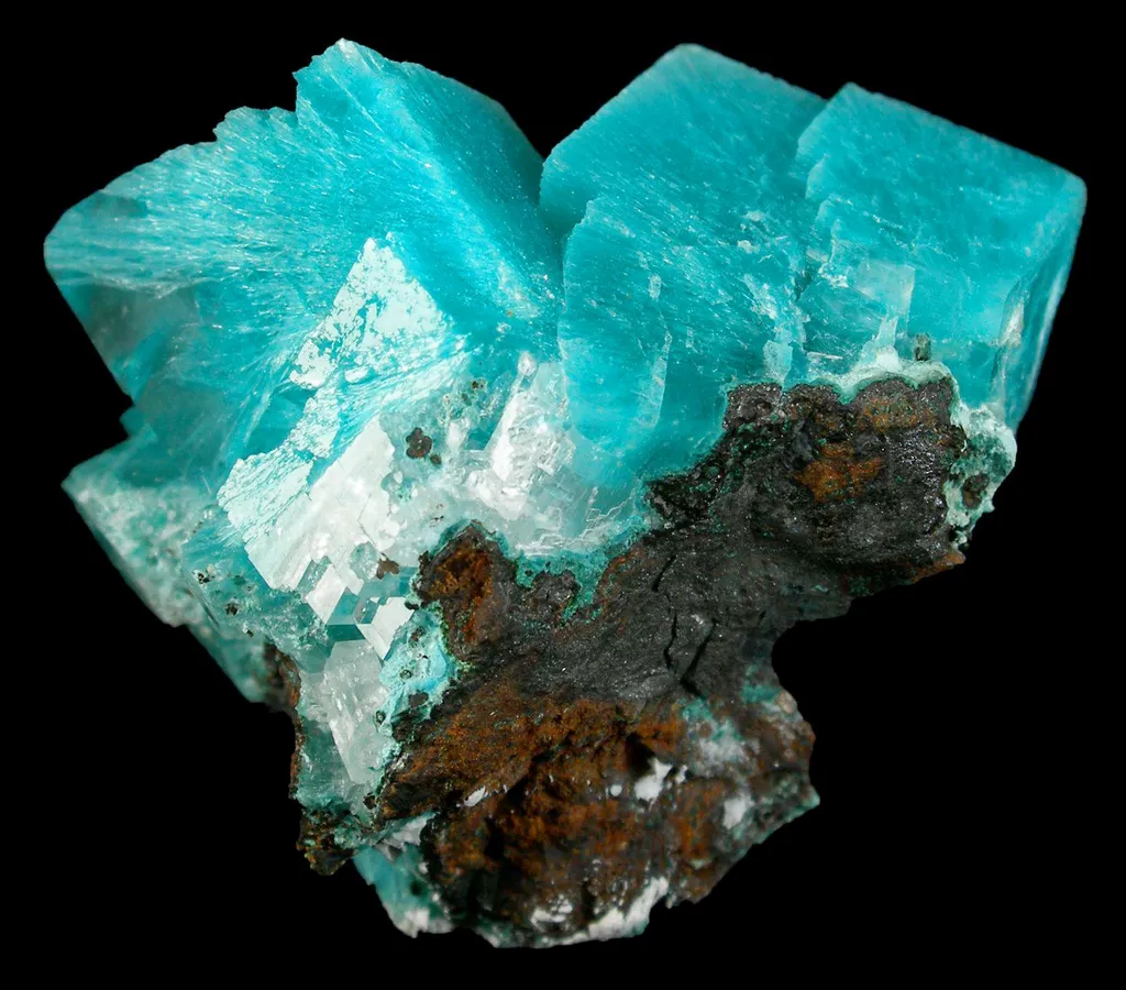 Aurichalcite in Calcite - image 2