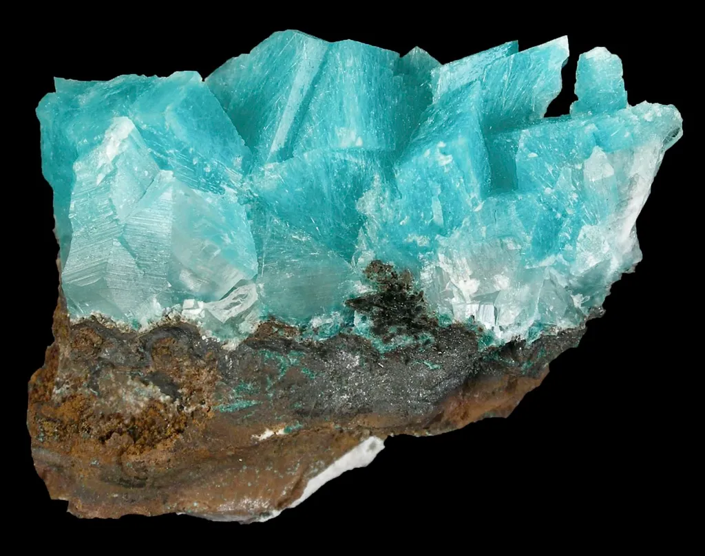 Aurichalcite in Calcite - image 2