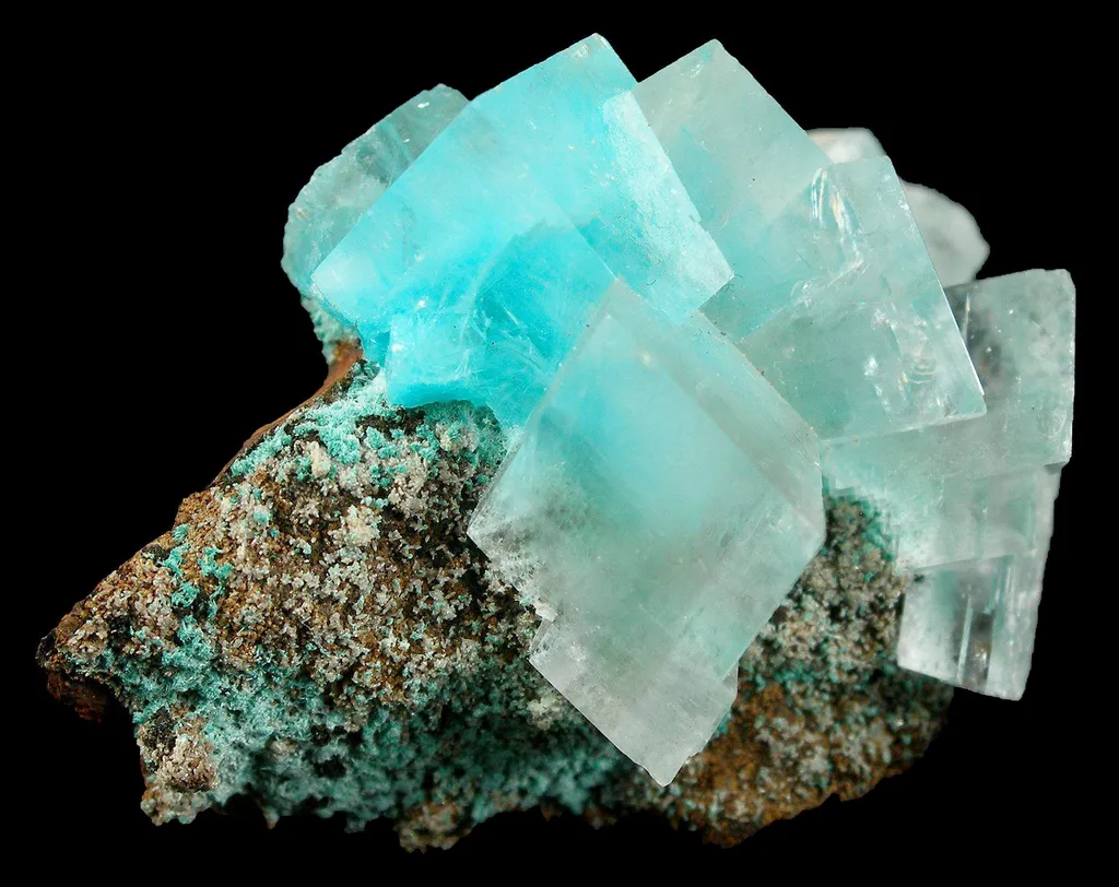 Aurichalcite in Calcite image