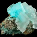 Aurichalcite in Calcite - image 1