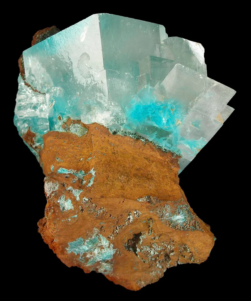 Aurichalcite in Calcite image
