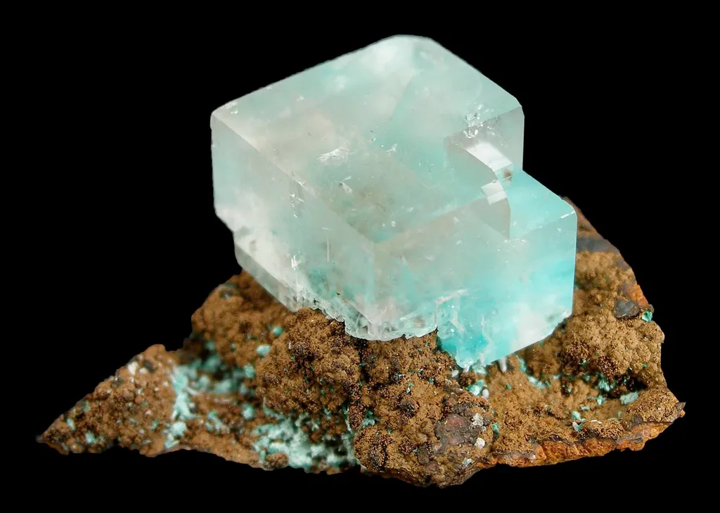 Aurichalcite in Calcite image