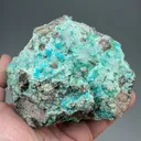 Aurichalcite with Calcite, Chrysocolla - image 2