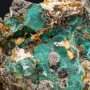 Aurichalcite with Hemimorphite and Baryte - image 1