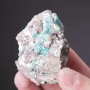 Aurichalcite with Hemimorphite Hydrozincite and Rosasite - image 2