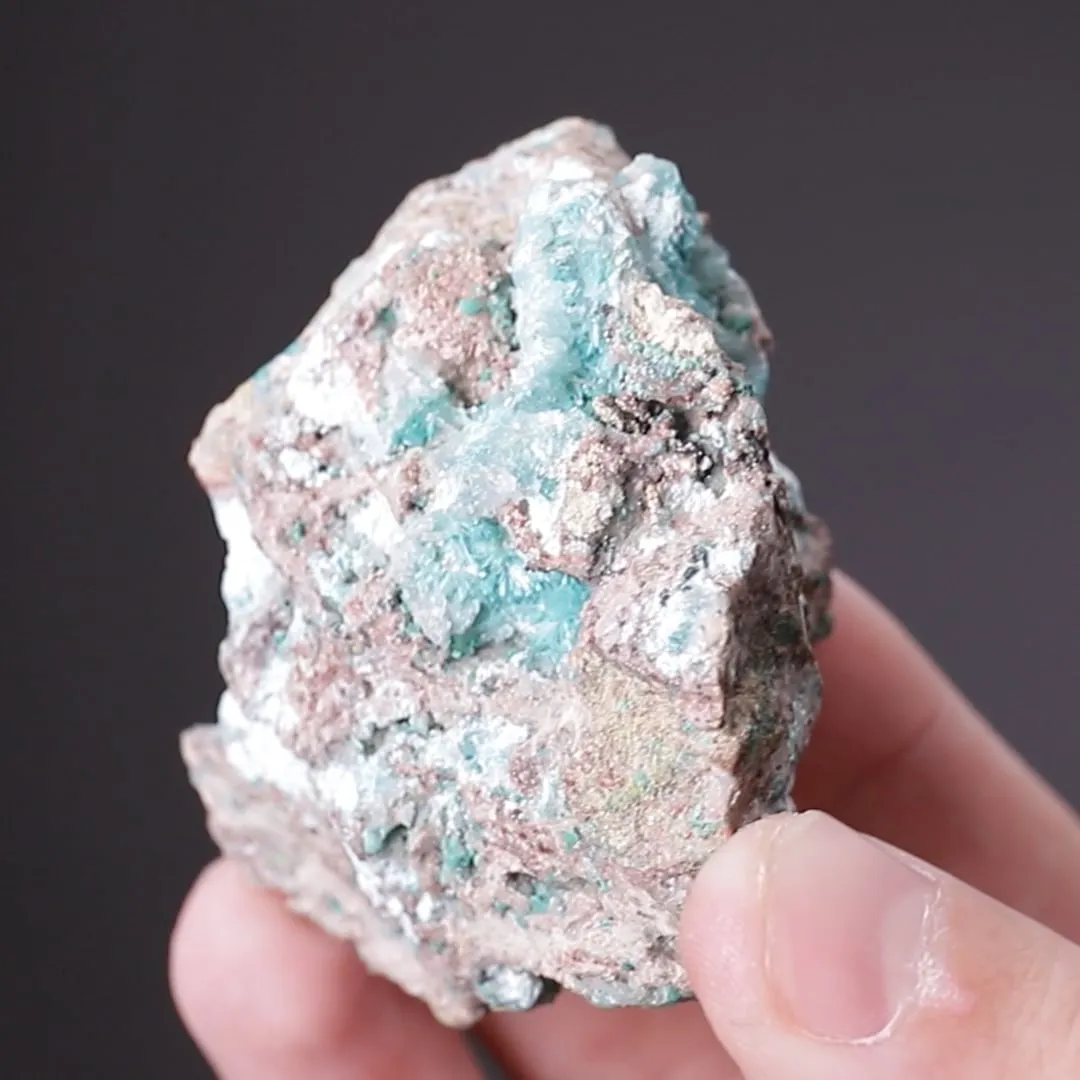 Aurichalcite with Hemimorphite Hydrozincite and Rosasite - image 2