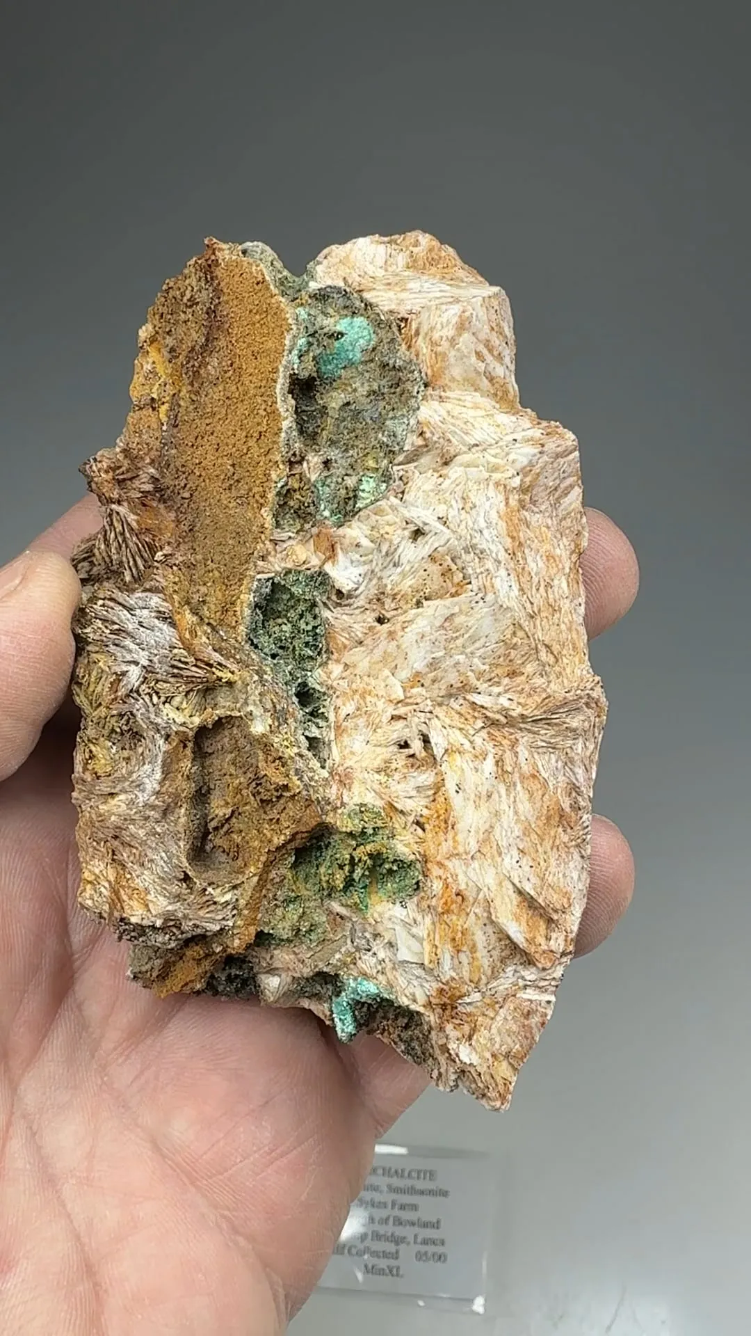 Aurichalcite with Malachite, Smithsonite - image 2