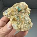 Aurichalcite with Smithsonite, Fluorite - image 2