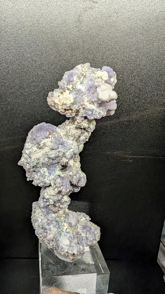 Auricular Purple Creedite Stalactite from China, Guizhou - image 2