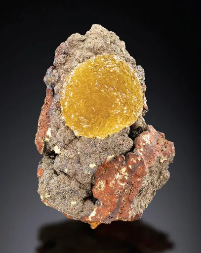 Austinite, Arseniosiderite - Ojuela Mine, Durango, Mexico