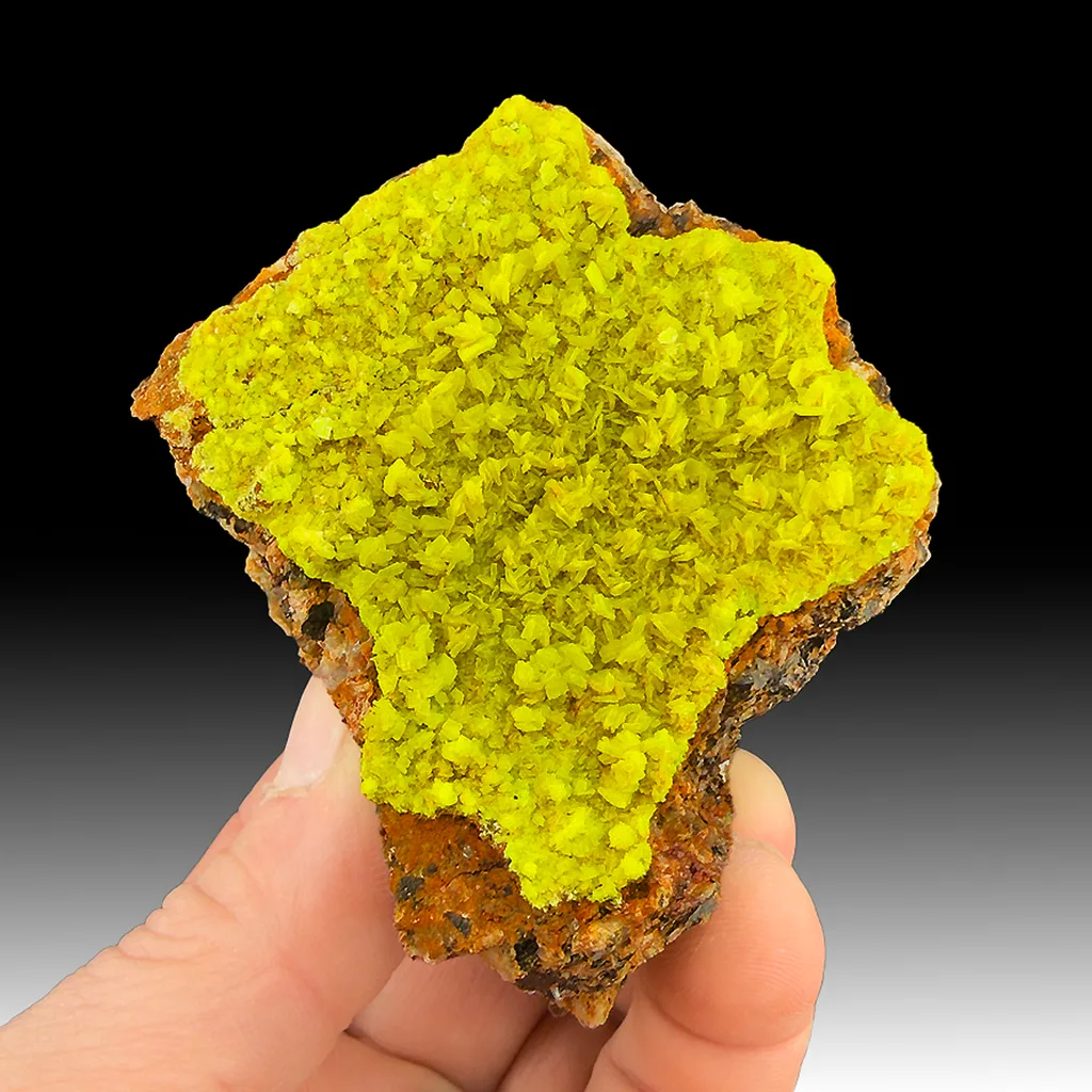 Autunite from Margnac Mine, Nouvelle-Aquitaine, France - image 1