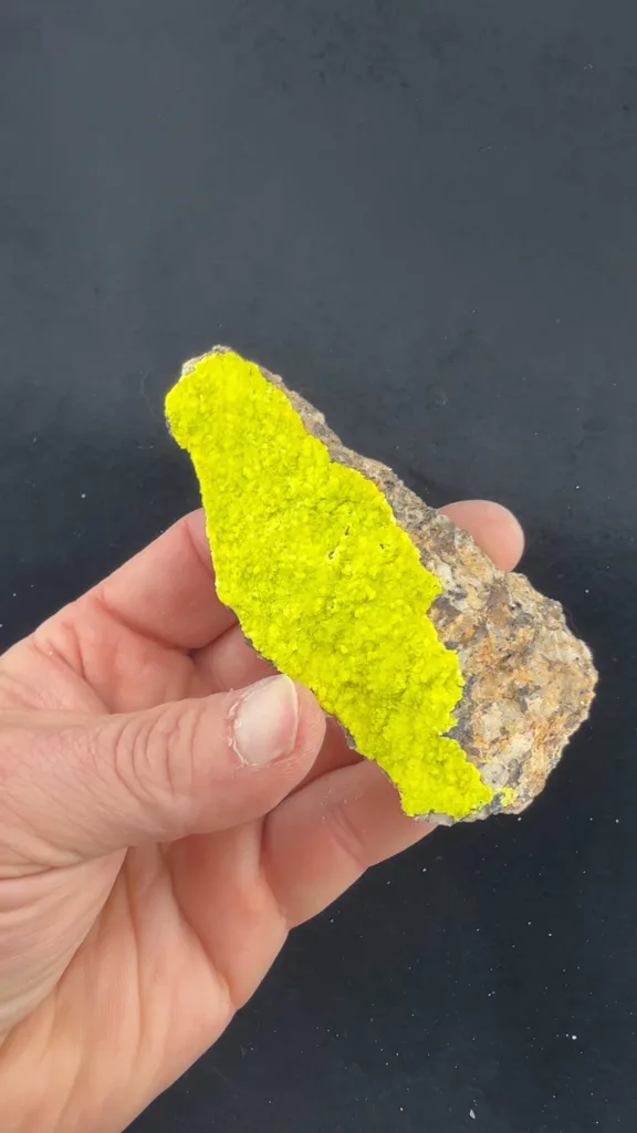 Autunite from Margnac Mine, Nouvelle-Aquitaine, France - image 2