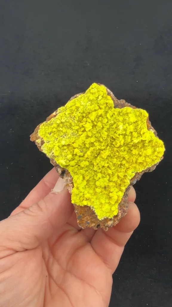 Autunite from Margnac Mine, Nouvelle-Aquitaine, France - image 2