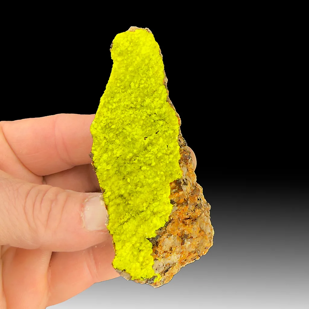 Autunite from Margnac Mine, Nouvelle-Aquitaine, France image
