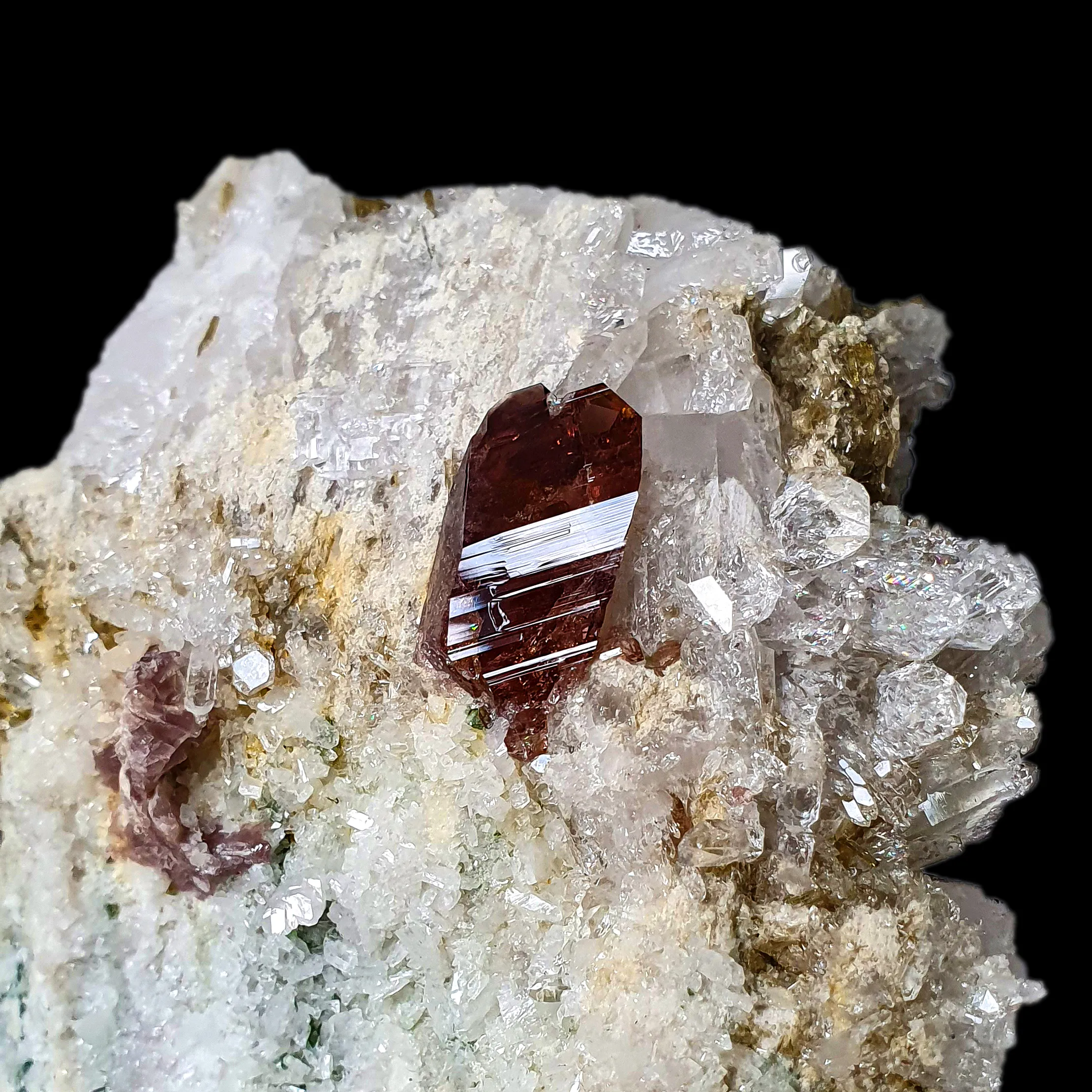 Axinite and Quartz - image 1