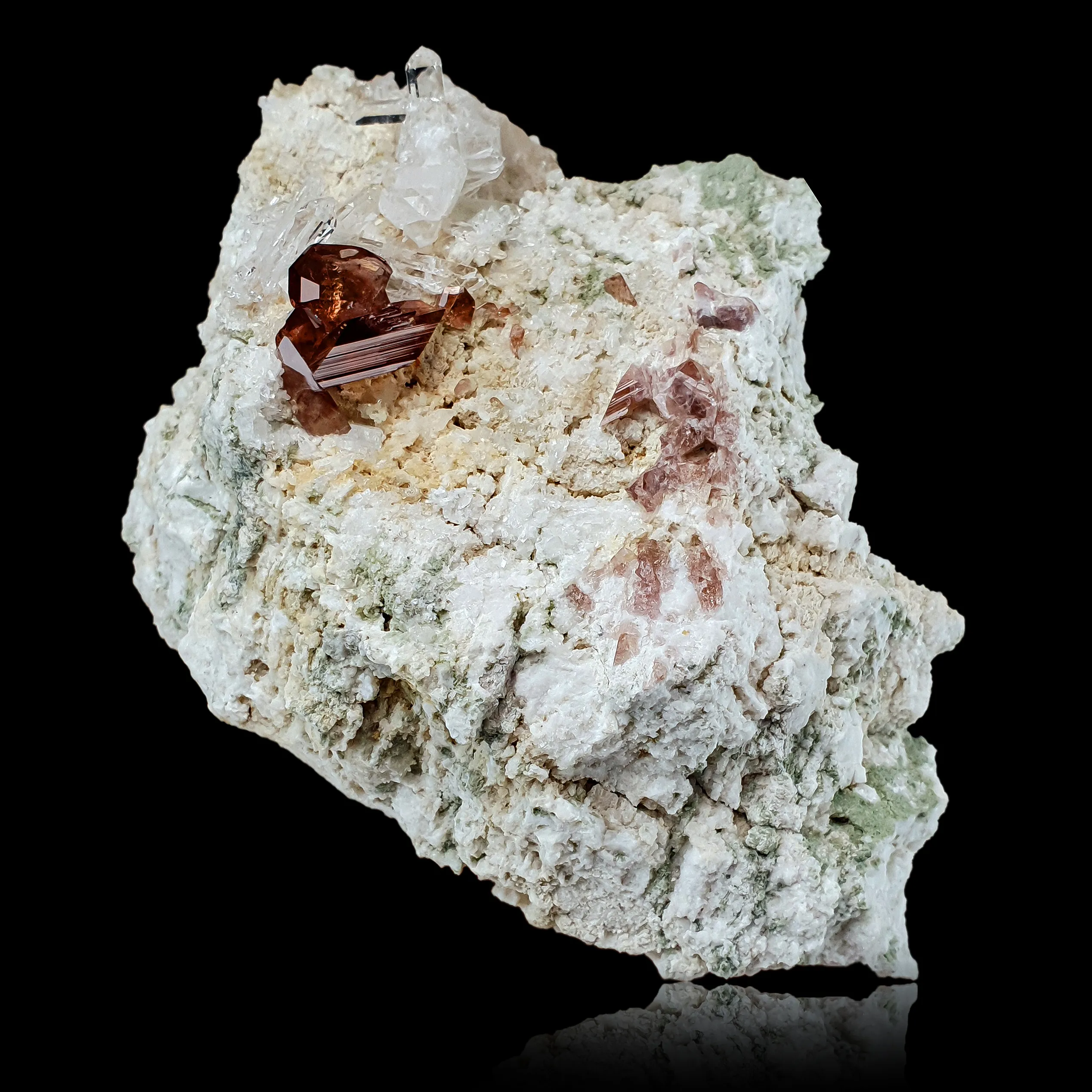 Axinite and Quartz from the Alps - image 3