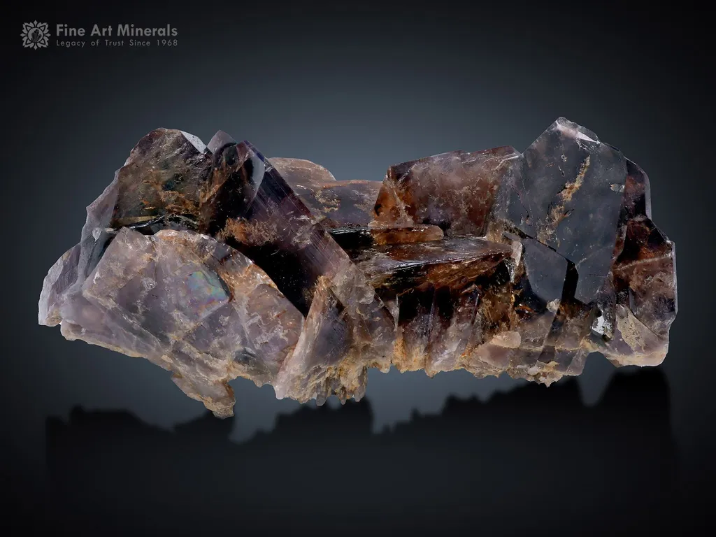 Axinite Cluster from Baluchistan Pakistan image