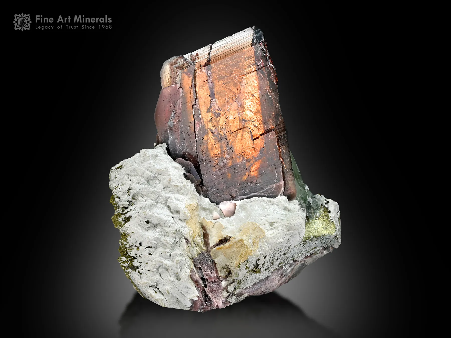 Axinite Crystal on Matrix from Pakistan - image 2