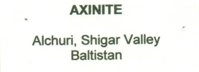 Axinite-(Fe) - image 7