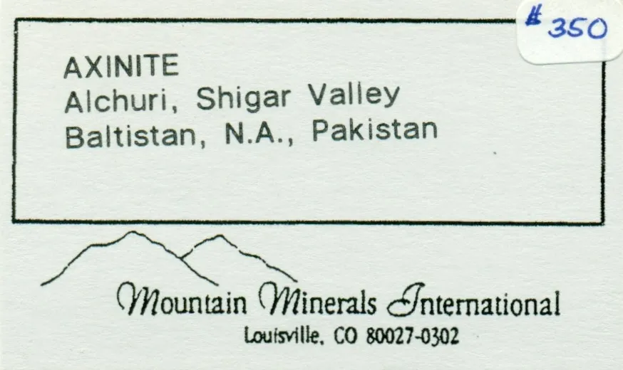 Axinite-(Fe) - image 6