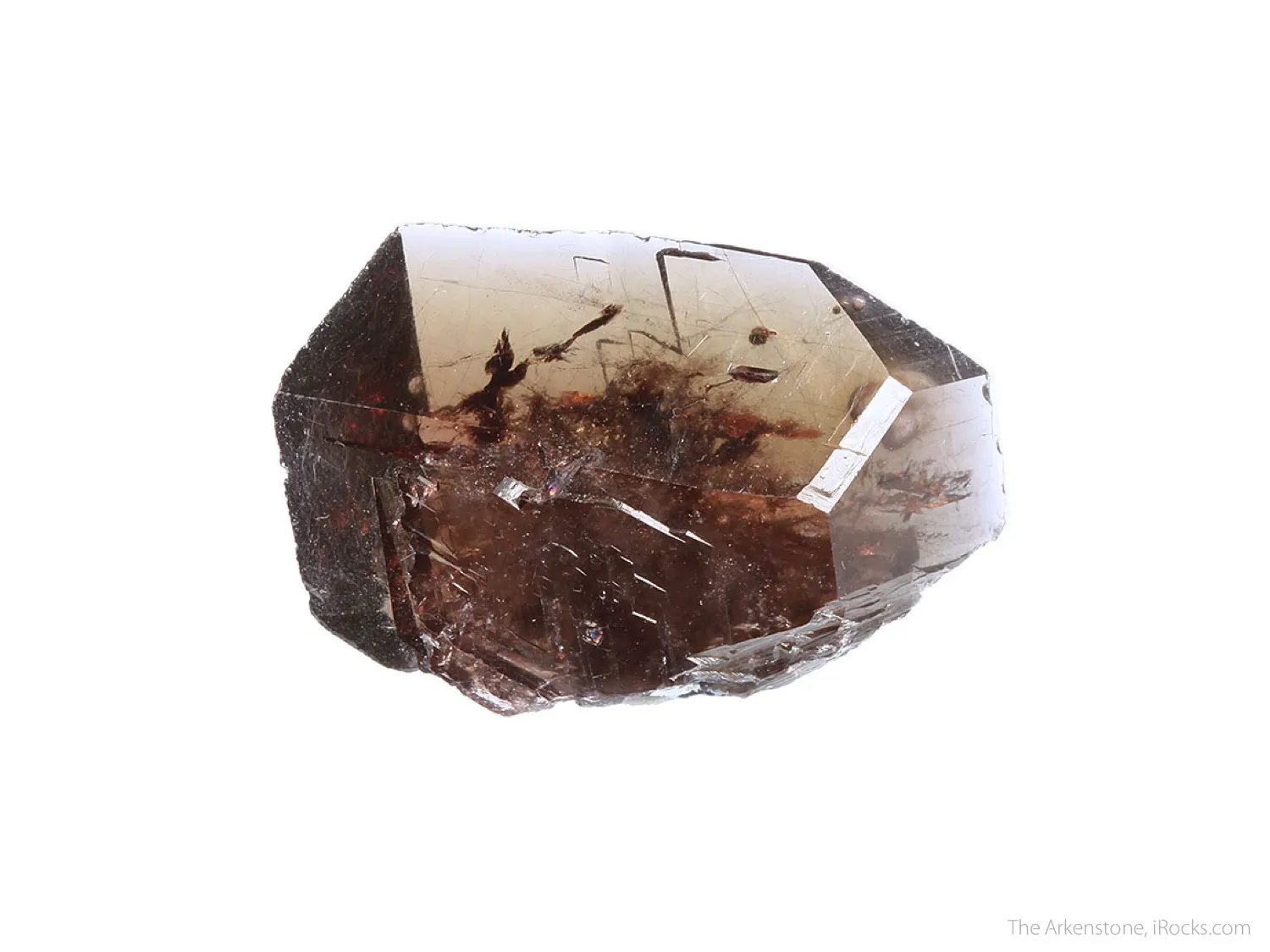 Axinite-(Fe) (rough and cut set) - image 3