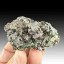 Axinite-Fe with Arsenopyrite, Actinolite - image 1