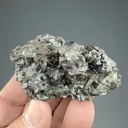 Axinite-Fe with Arsenopyrite, Actinolite - image 2