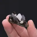 Axinite-(Fe) with Calcite - image 2