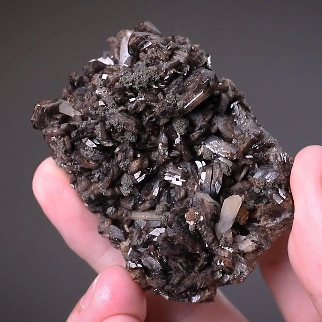 Axinite-(Fe) with Quartz - image 2