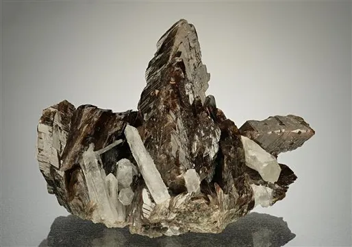 Axinite-(Fe) with Quartz